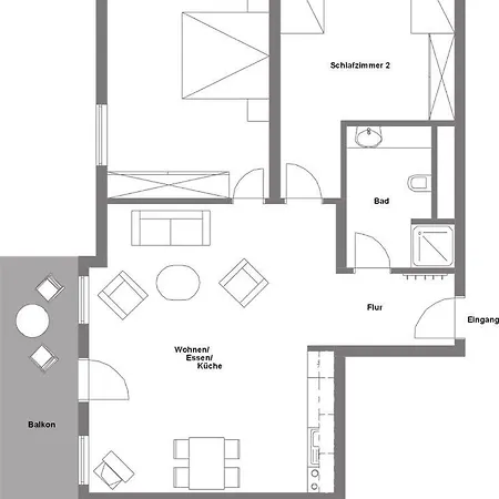 Renovierte Mit 2 Slz, Balkon, Waschmaschine Ostseebad Kühlungsborn